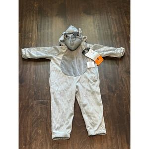 NWT 18-24 M Hyde & Eek Toddler Unisex Plush Rhino Halloween Costume